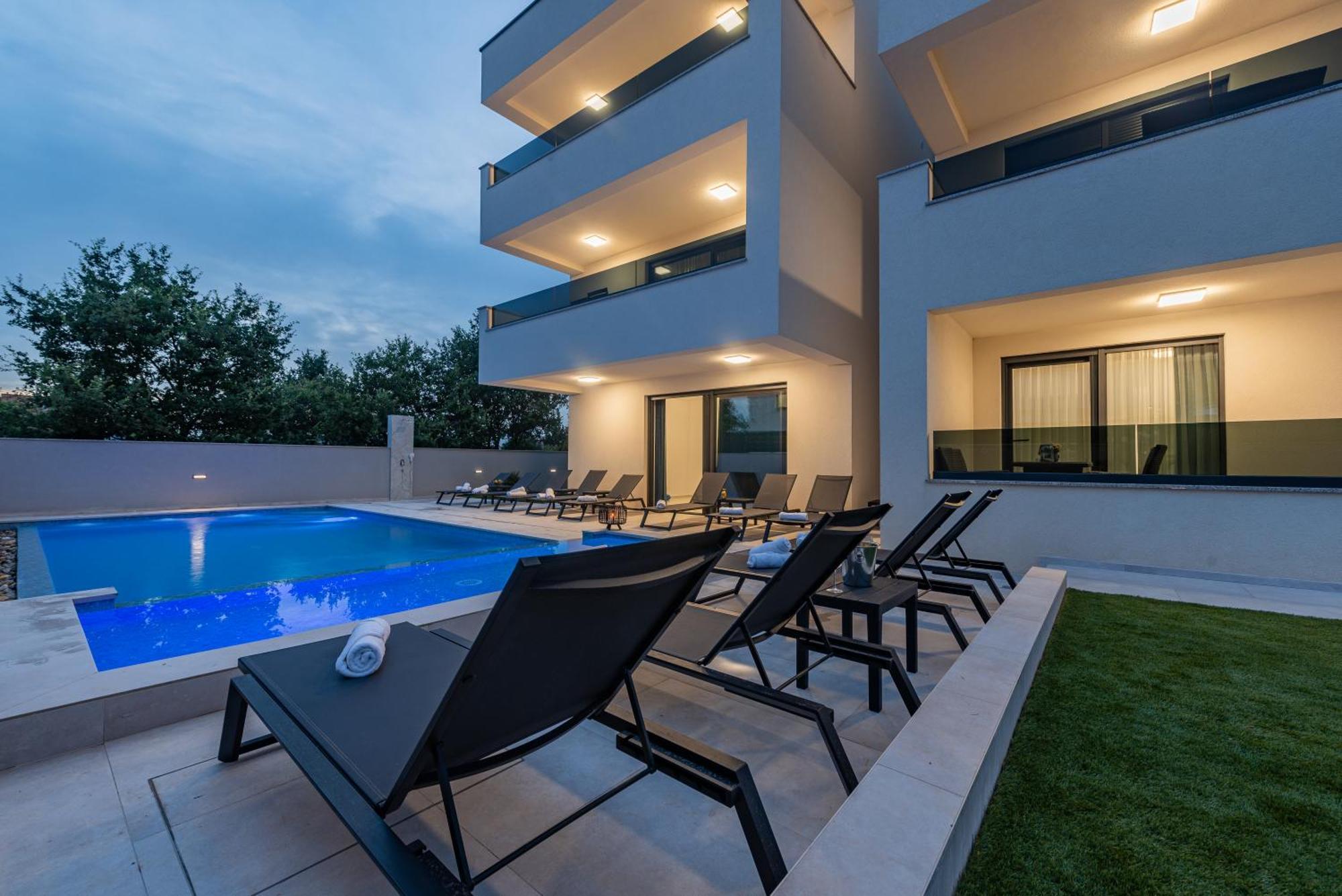 Apartments Menalo Elegance Zaton  Kültér fotó