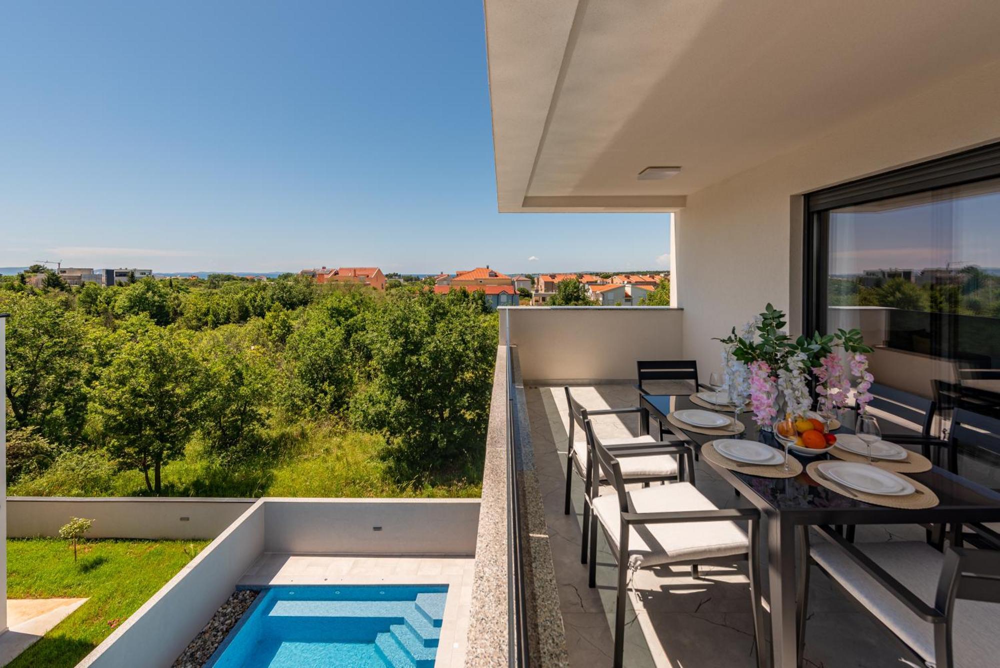 Apartments Menalo Elegance Zaton  Kültér fotó